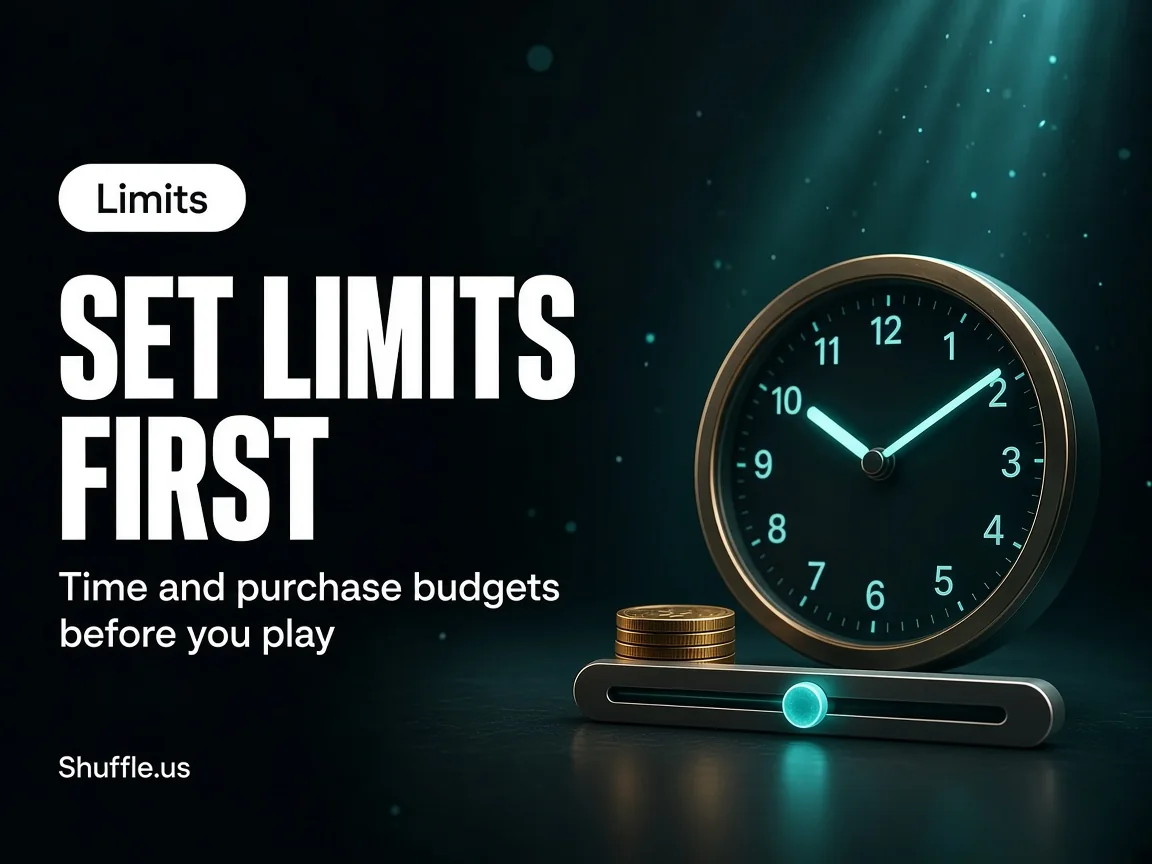 Set money and time limits before social casino play